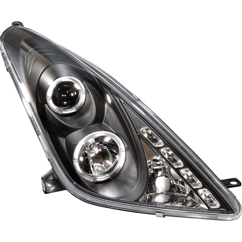 Image of SK-Import Koplampen Angel Eye Style Angel Eyes Black Housing Toyota Celica