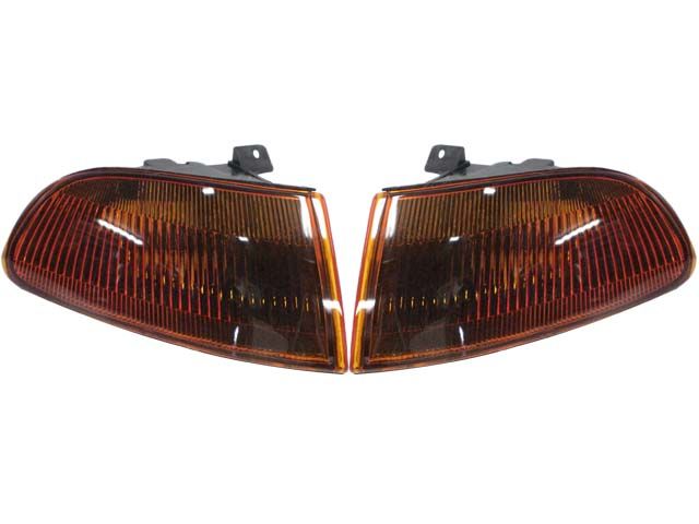 Image of Sonar Corners JDM Style Chrome Housing Smoke Amber Glas Honda Civic