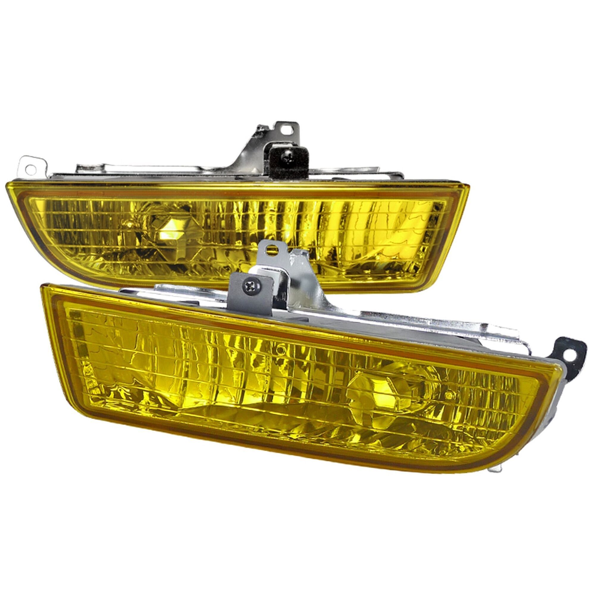 Image of SK-Import Mistlampen JDM Style Chrome Housing Geel Glas Honda Prelude