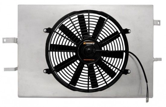 Image of Mishimoto Ventilator Shroud met Slim Fan Aluminium Ford Mustang