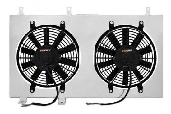 Mishimoto Fan Shroud Met Slim Fans Aluminium Honda Integra