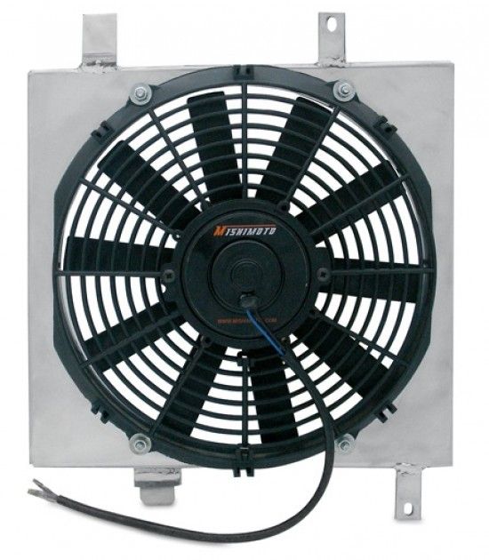 Mishimoto Ventilator Shroud met Slim Fan Aluminium Nissan 300 ZX
