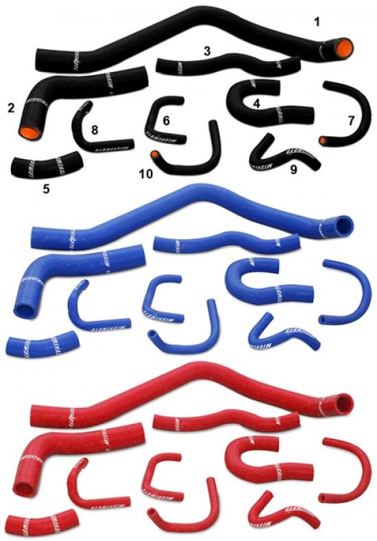 Image of Mishimoto Radiatorslang Kit Silicone Honda Civic,CRX