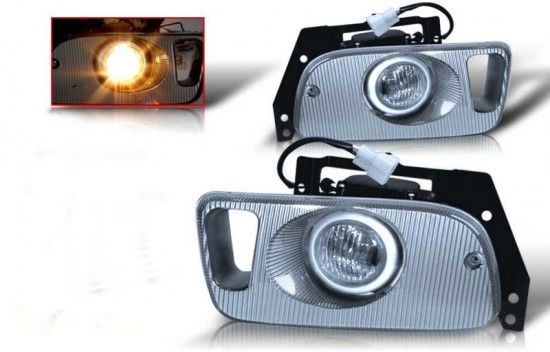 Image of SK-Import Mistlampen OEM Style Chrome Housing Helder Glas Honda Civic