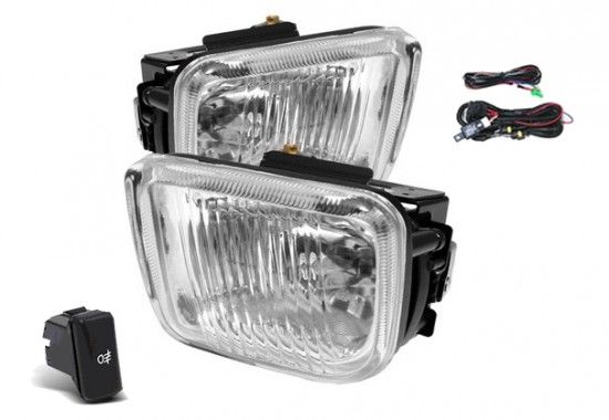 Image of DEPO Mistlampen OEM Style Chrome Housing Helder Glas Honda Civic Pre Facelift