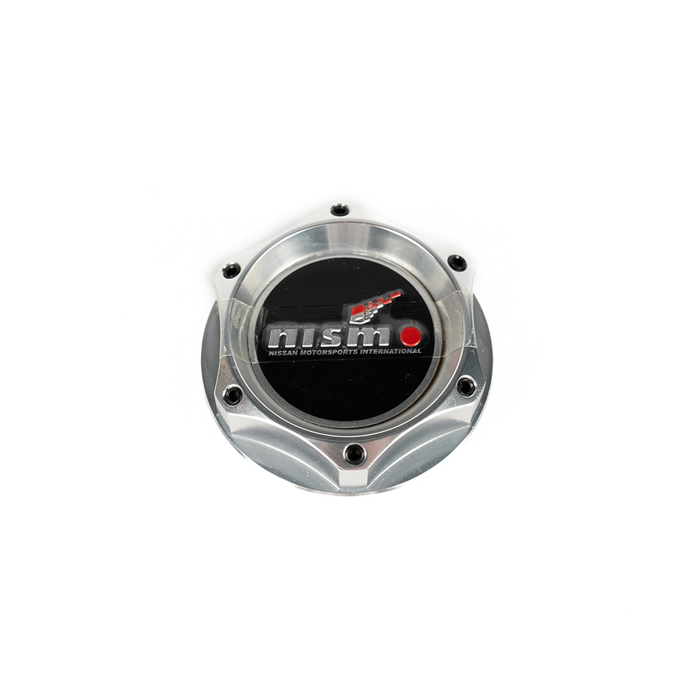 Image of SK-Import Oliedop Nismo Style Zilver Aluminium Nissan