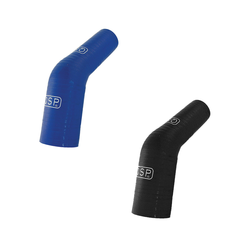 Image of QSP Gebogen Verloop Koppelstuk 45 Graden Silicone