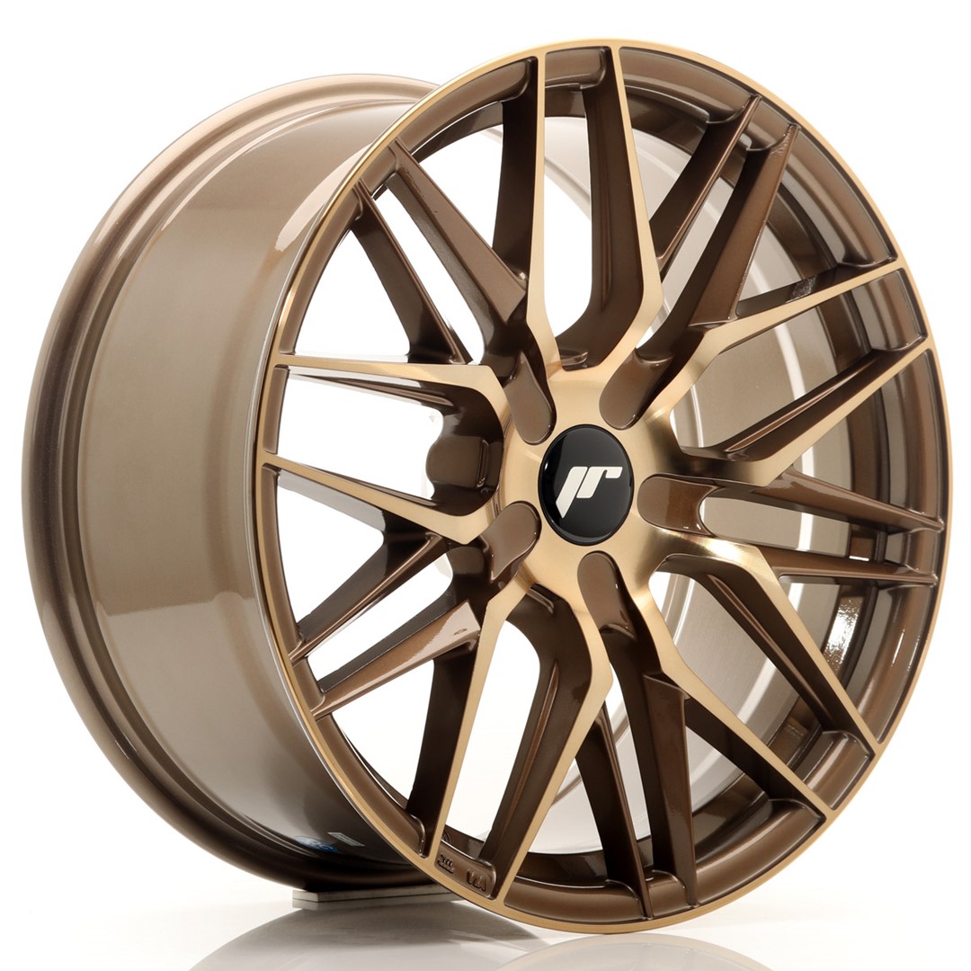 Image of JR-Wheels JR28 Velgen 18 Inch 8.5J ET20-40 Custom PCD Platinum Bronze