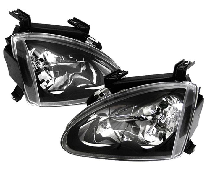 Image of Sonar Koplampen Black Housing Honda Del Sol