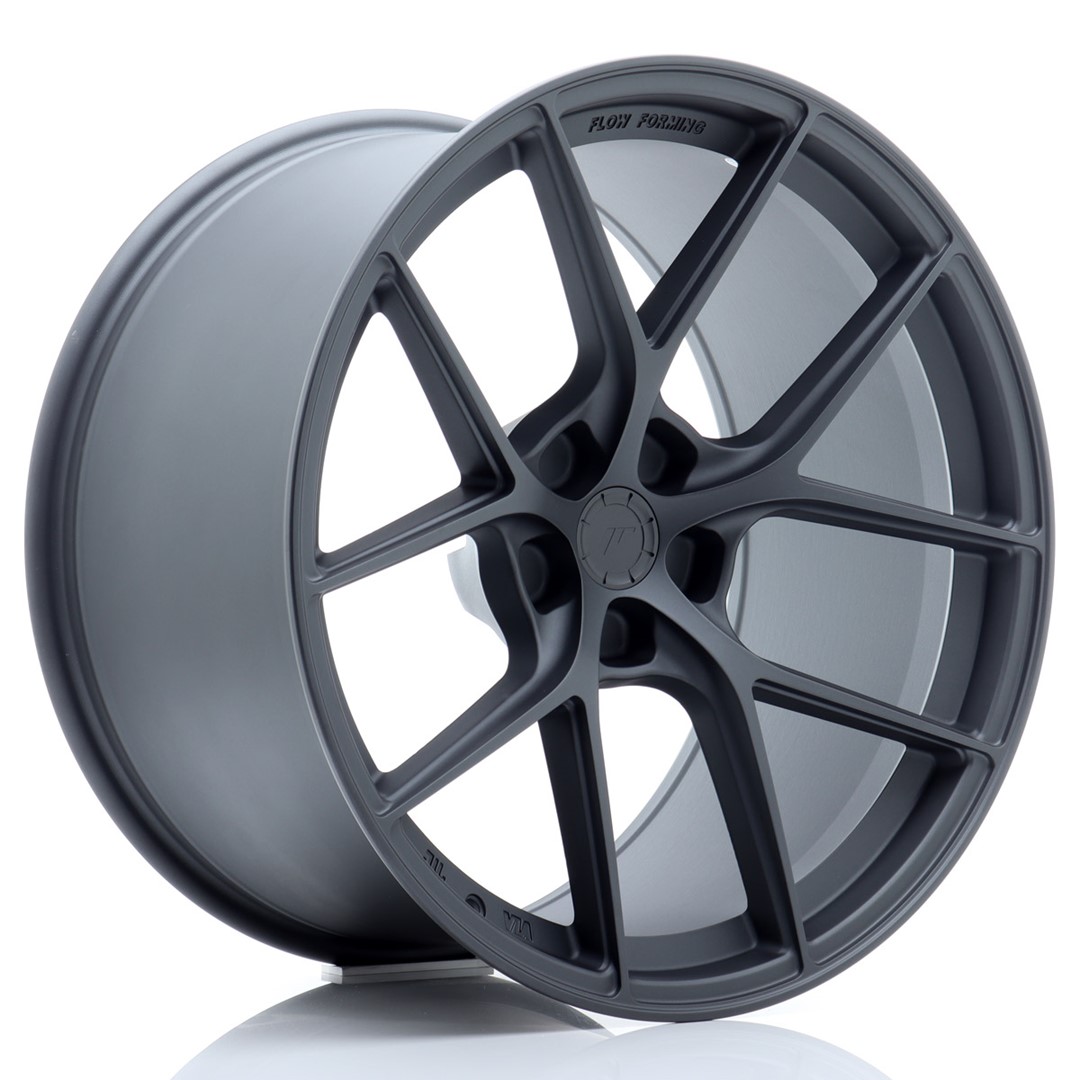 Image of JR-Wheels SL01 Super Light Velgen 20 Inch 12J ET0-40 Custom PCD Flow Form Flat Gun Metal