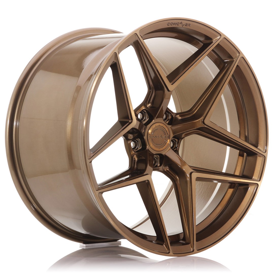 Image of Concaver CVR2 Velgen 19 Inch 10.5J ET20-57 Custom PCD Diepe Concave Flow Form Brushed Bronze