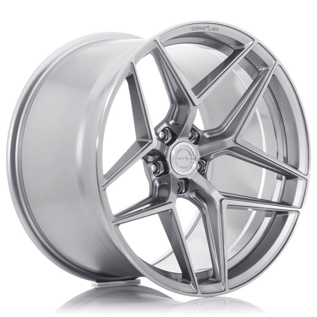 Image of Concaver CVR2 Velgen 19 Inch 10.5J ET20-57 Custom PCD Diepe Concave Flow Form Brushed Titanium