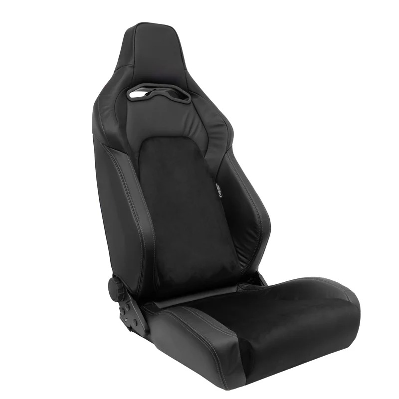 Image of SK-Import Verstelbare Stoel Grijs Kruisstiksel VGR Premium Verstelbaar Zwart Suède
