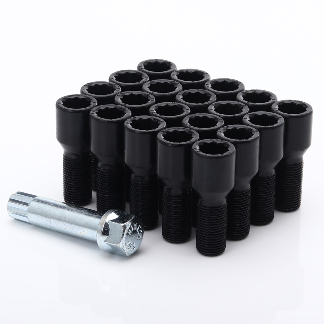 Image of SK-Import Wielbouten Lang 32mm Ster Zwart 20mm Staal