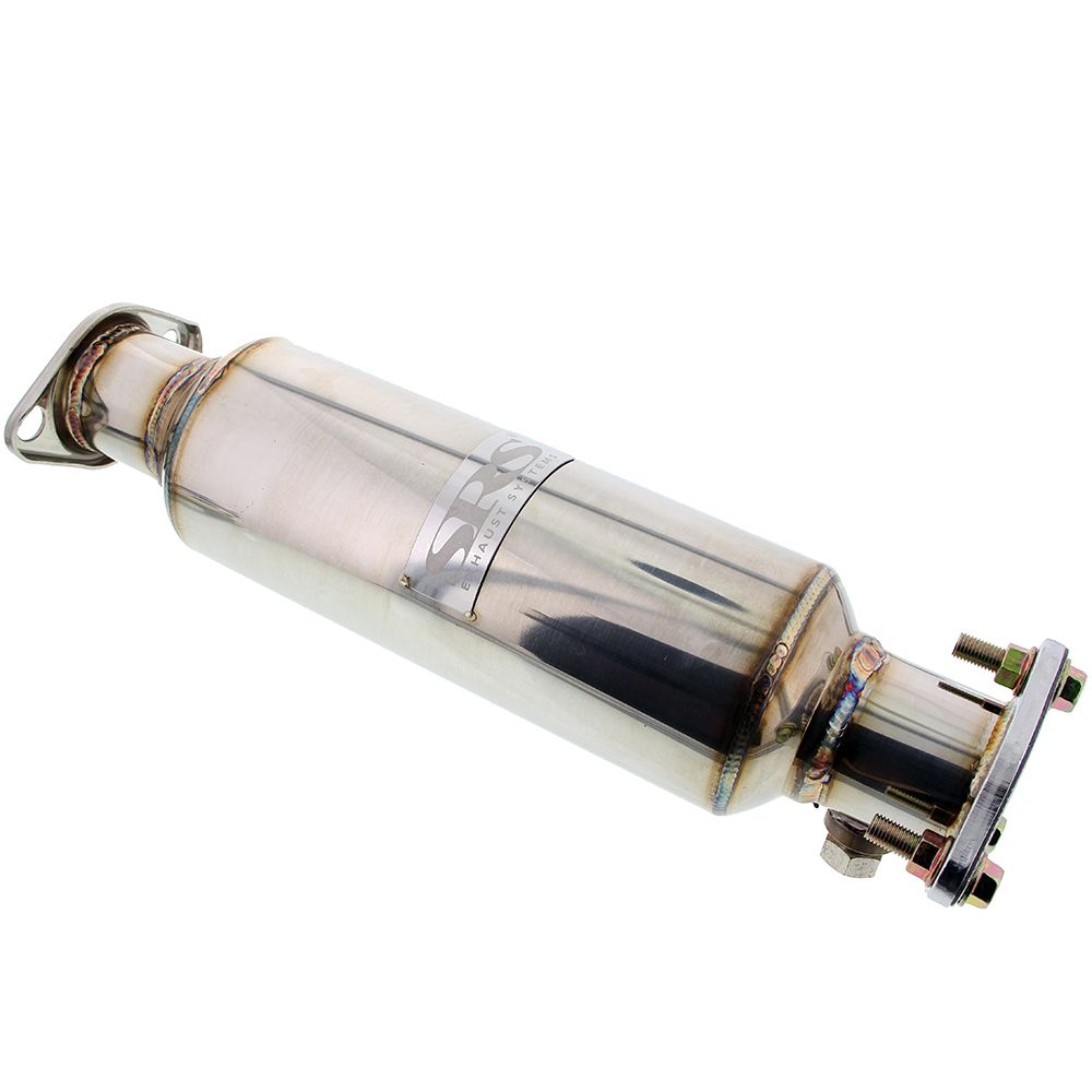 Image of SRS Gedempte Decat P Style 61mm Roestvrij Staal Honda Accord