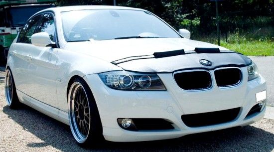 Image of Masterbra Steenslag Beschermer Zwart Vinyl BMW 3-serie Pre LCI