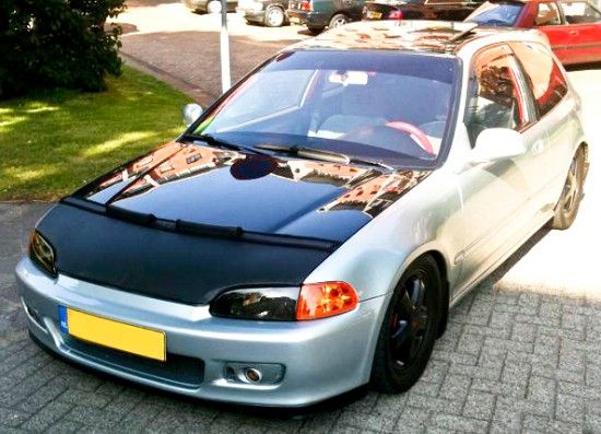 Image of Masterbra Steenslag Beschermer Zwart Vinyl Honda Civic