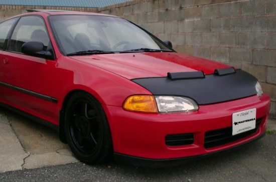 Image of Masterbra Steenslag Beschermer Zwart Vinyl Honda Civic