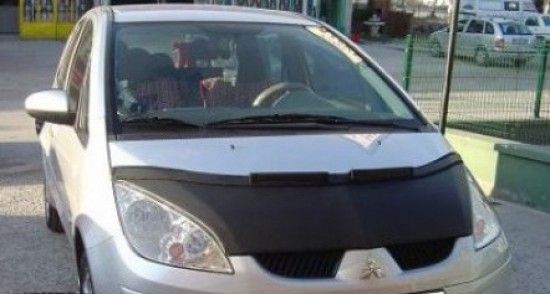 Image of Masterbra Steenslag Beschermer Zwart Vinyl Mitsubishi Colt