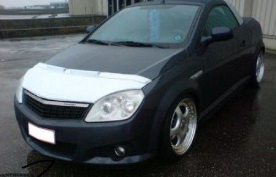 Image of Masterbra Steenslag Beschermer Zwart Vinyl Opel Tigra