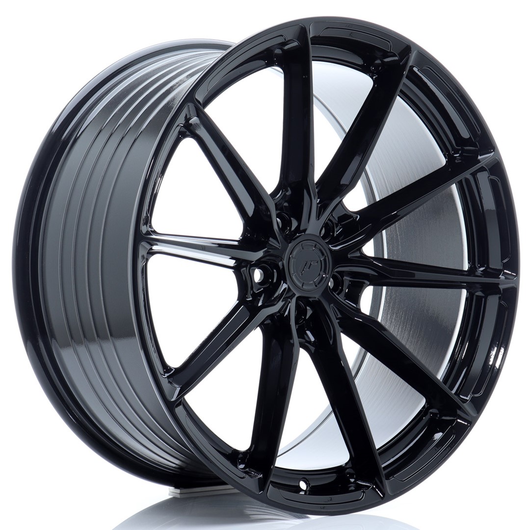 Image of JR-Wheels JR37 Velgen 21 Inch 9.5J ET35 5x112 Flow Form Gloss Black