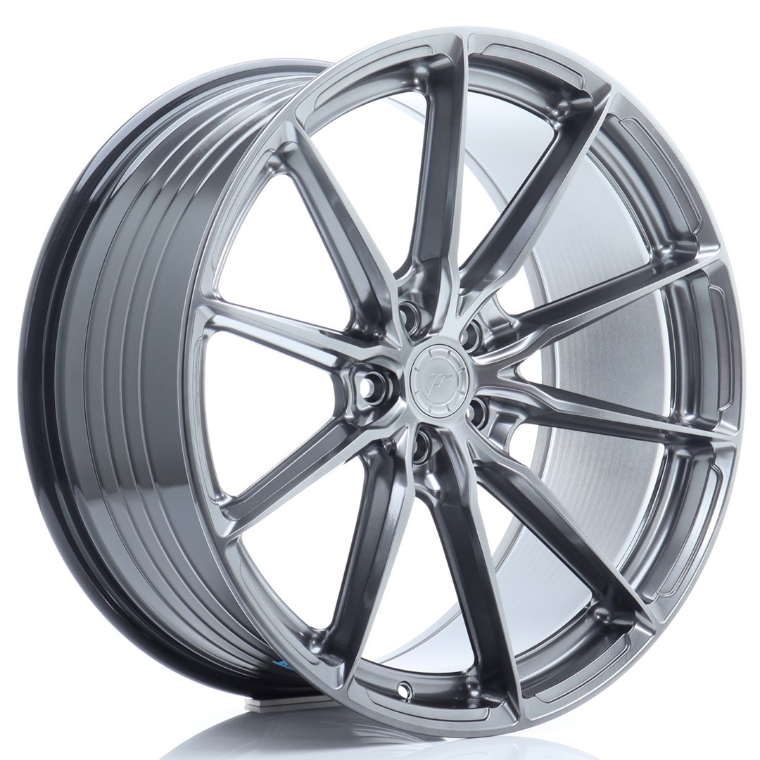 Image of JR-Wheels JR37 Velgen 21 Inch 9.5J ET35 5x112 Flow Form Hyper Black