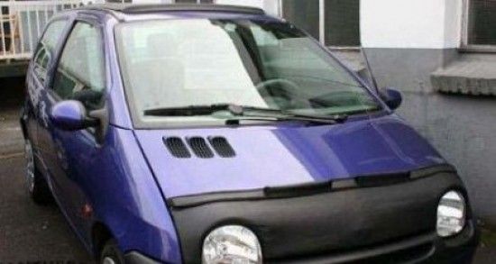 Image of Masterbra Steenslag Beschermer Zwart Vinyl Renault Twingo