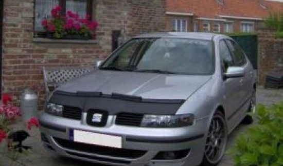 Image of Masterbra Steenslag Beschermer Zwart Vinyl Seat Leon
