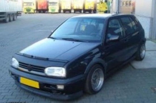 Image of Masterbra Steenslag Beschermer Zwart Vinyl Volkswagen Golf