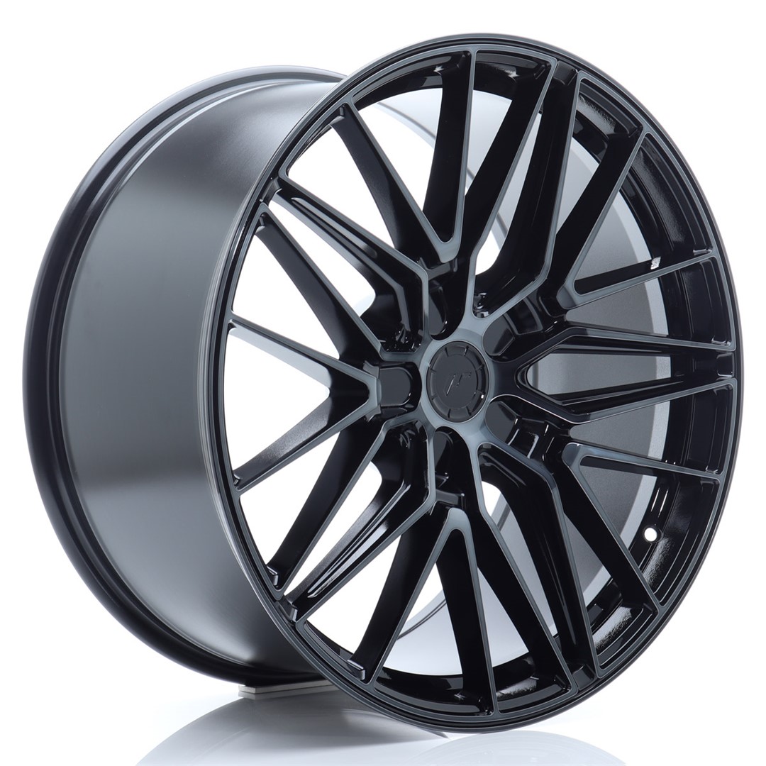 Image of JR-Wheels JR38 Velgen 21 Inch 9.5J ET0-35 Custom PCD Flow Form Black Brushed