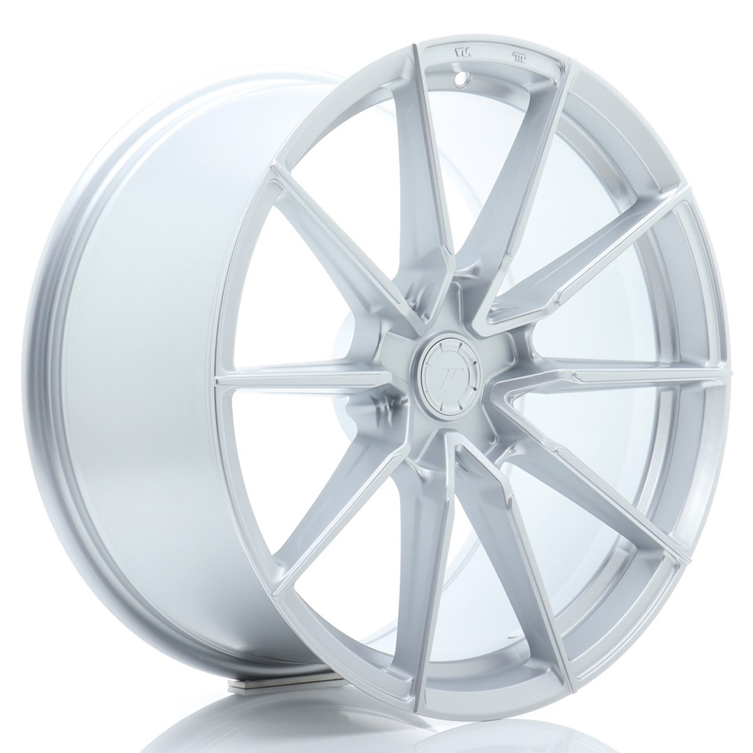 Image of JR-Wheels SL02 Super Light Velgen 19 Inch 10.5J ET15-57 Custom PCD Flow Form Flat Silver