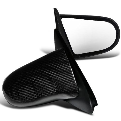 Image of CarbonWorks Zijspiegels Spoon Style Handmatig Verstelbaar Carbon Honda Civic,CRX