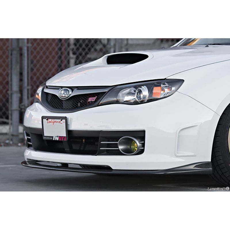Image of PU Design Voor Bumper Lip CS Style Zwart Polyurethane Subaru Impreza