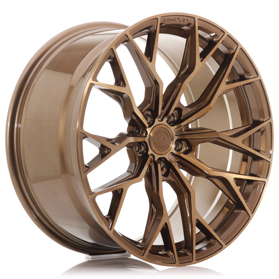 Image of Concaver CVR1 Velgen 20 Inch 9.5J ET0-33 Custom PCD Diepe Concave Flow Form Brushed Bronze