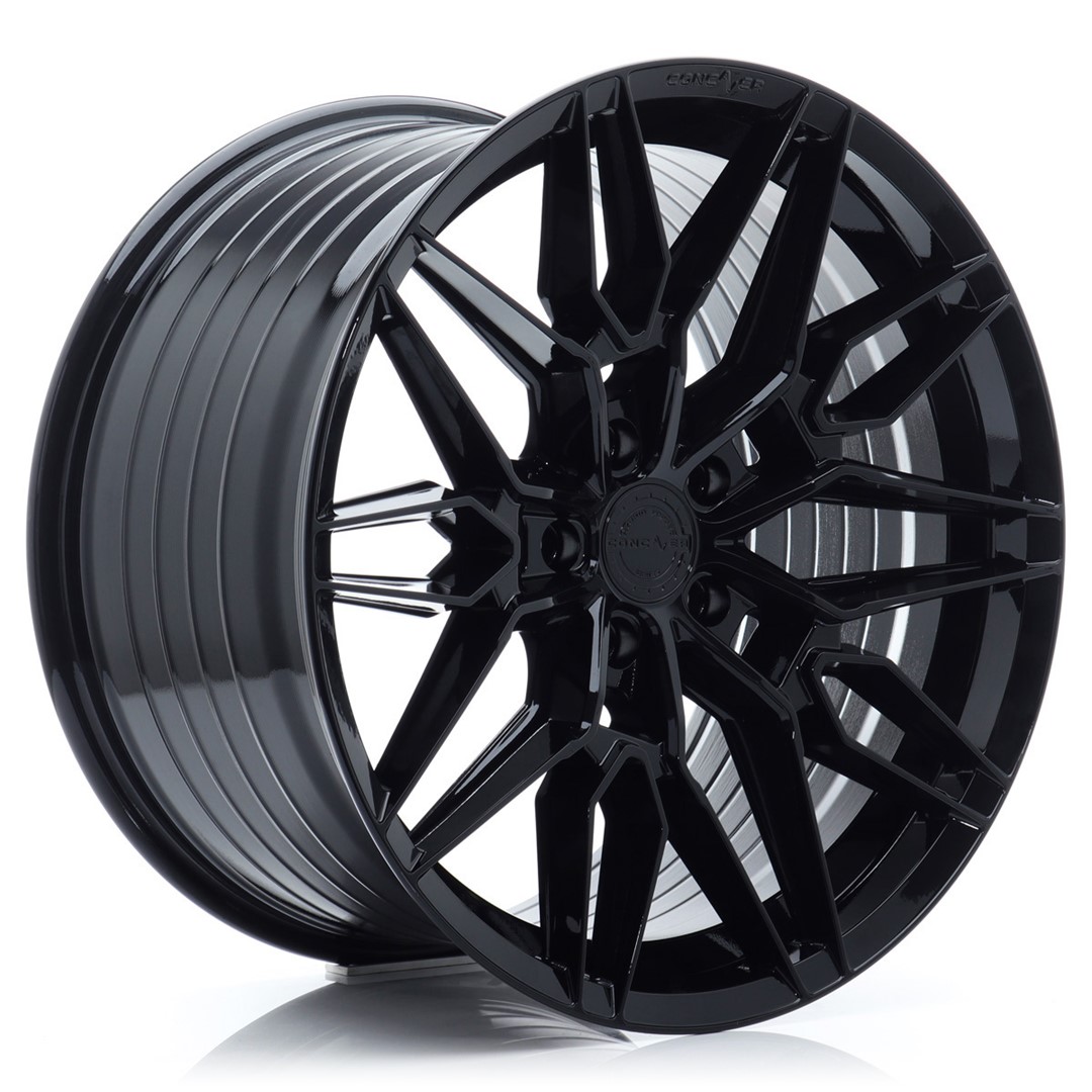 Image of Concaver CVR6 Velgen 19 Inch 8.5J ET45 5x112 Performance Concave Flow Form Platinum Black