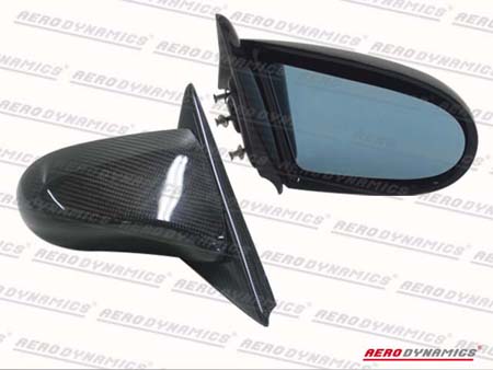 Image of Aerodynamics Zijspiegels Spoon Style Handmatig Verstelbaar Carbon Honda Civic,CRX