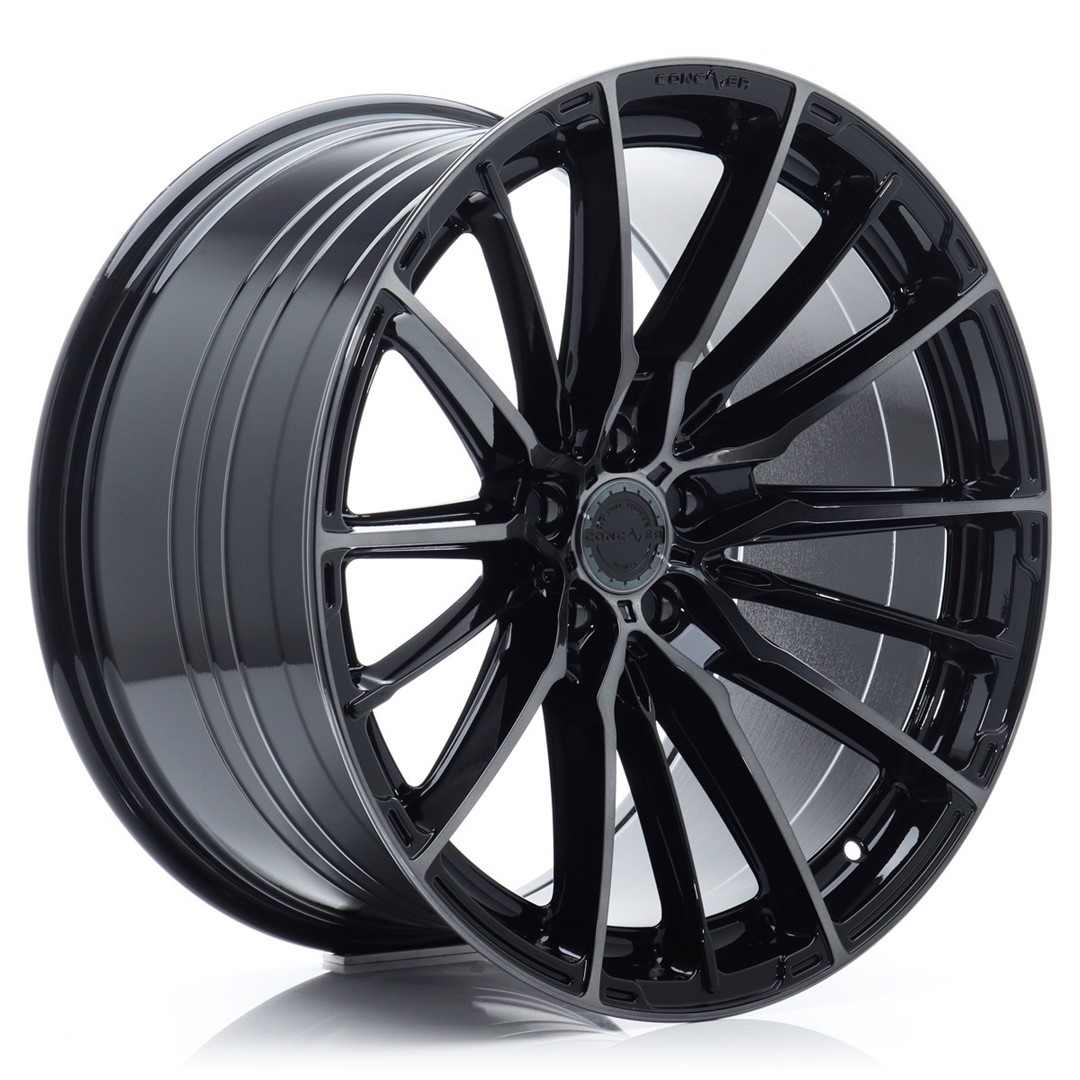 Image of Concaver CVR7 Velgen 21 Inch 10.5J ET10-46 Custom PCD Diepe Concave Flow Form Double Tinted Black