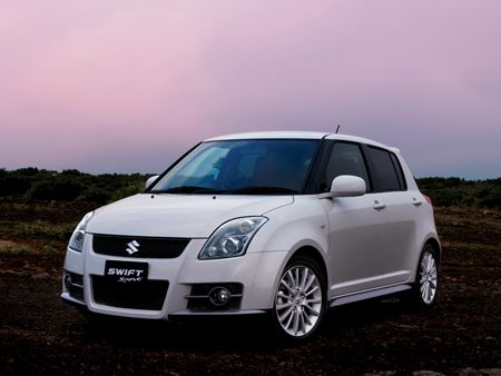 Image of AeroworkS Side Skirts Zwart ABS Plastic Suzuki Swift