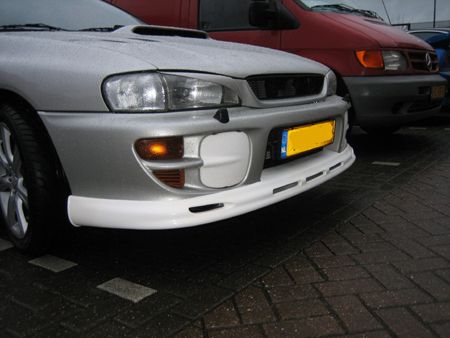 Image of SK-Import Voor Bumper Lip Pro Style Polyester Subaru Impreza