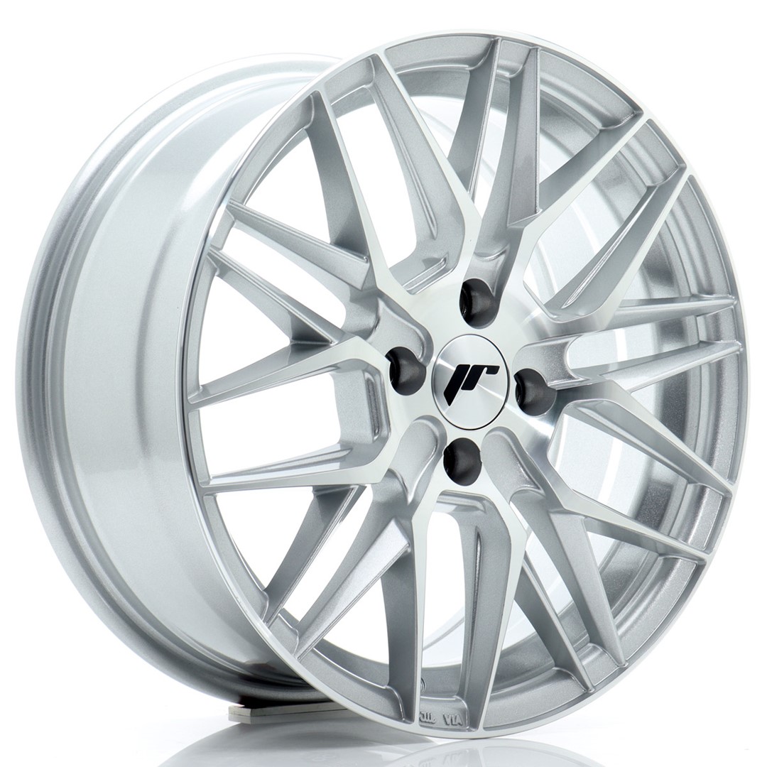 Image of JR-Wheels JR28 Velgen 16 Inch 7J ET40 4x100 Silver Machined Face