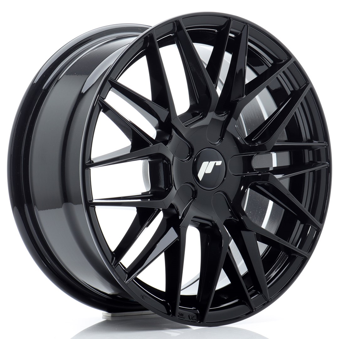 Image of JR-Wheels JR28 Velgen 16 Inch 7J ET20-40 Custom PCD Gloss Black