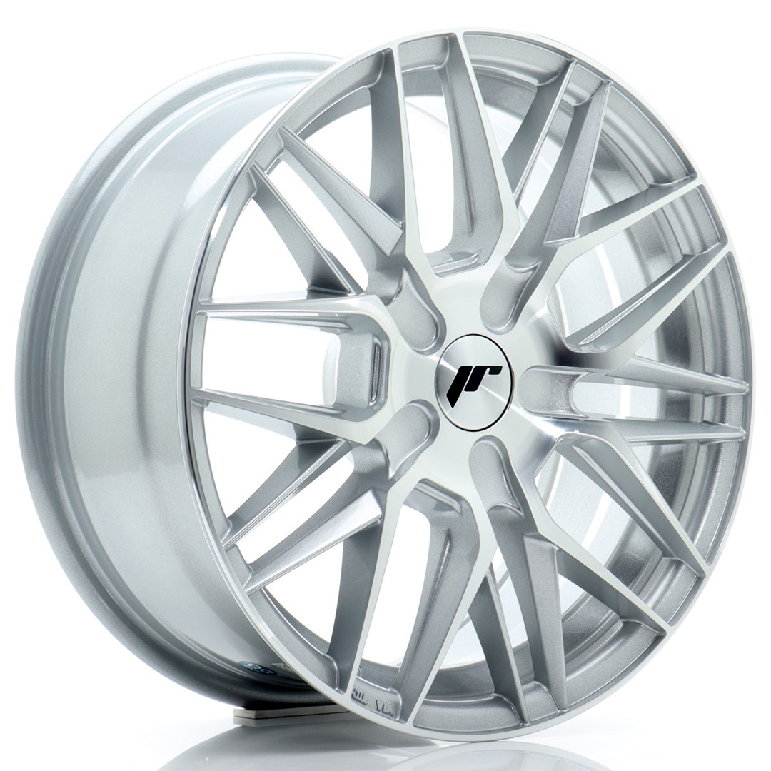 Image of JR-Wheels JR28 Velgen 16 Inch 7J ET20-40 Custom PCD Silver Machined Face
