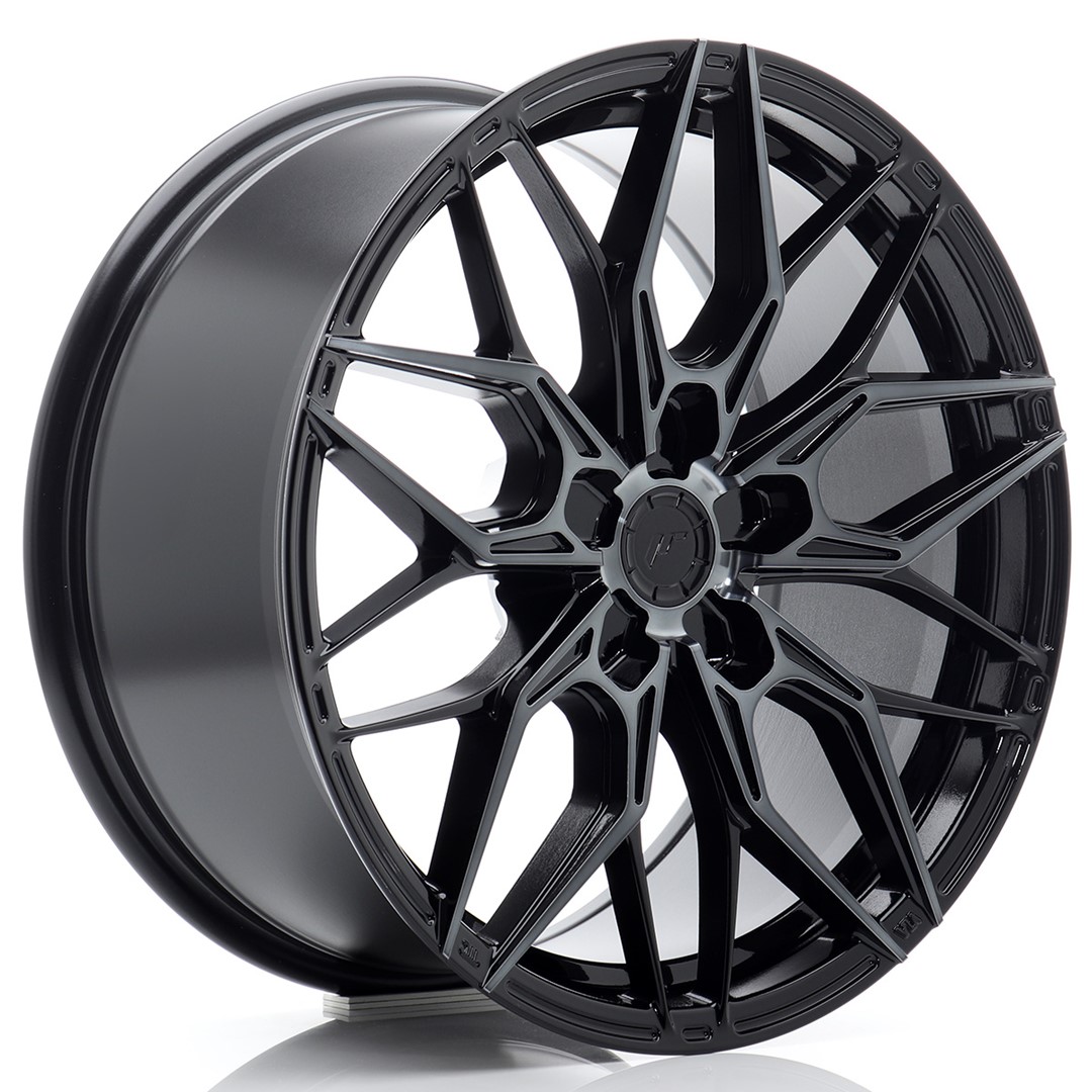Image of JR-Wheels JR46 Velgen 18 Inch 8J ET20-45 Custom PCD Flow Form Black Machined Tinted Face