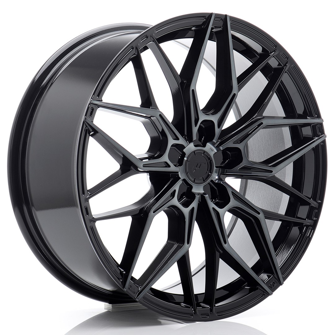 Image of JR-Wheels JR46 Velgen 19 Inch 8J ET20-40 Custom PCD Flow Form Black Machined Tinted Face