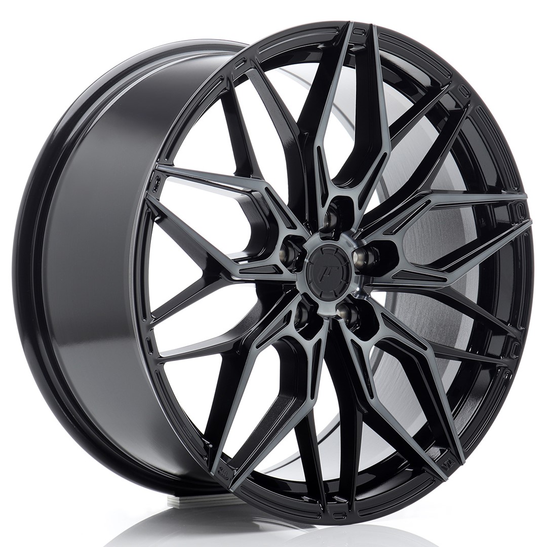 Image of JR-Wheels JR46 Velgen 19 Inch 8.5J ET45 5x112 Flow Form Black Machined Tinted Face