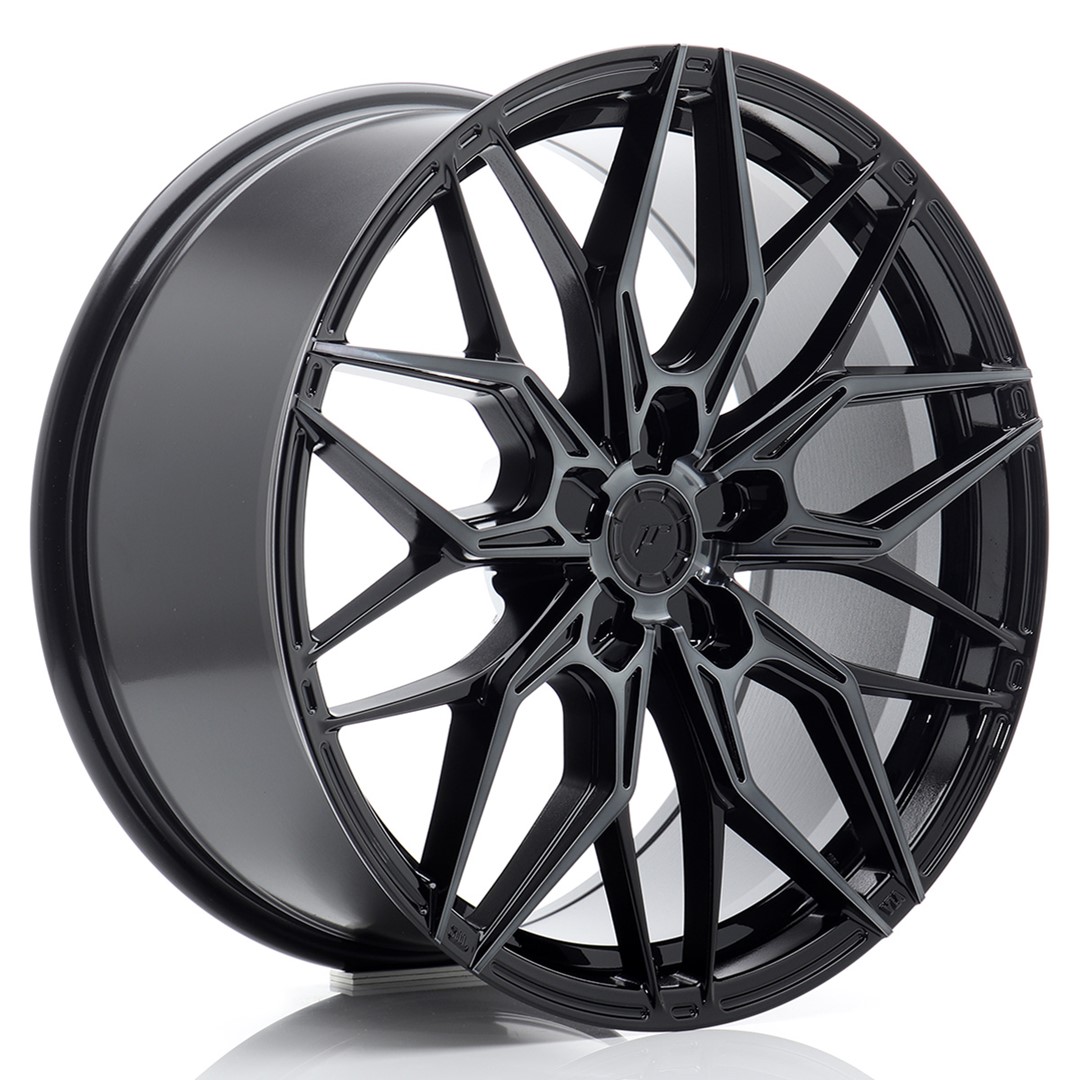 Image of JR-Wheels JR46 Velgen 19 Inch 9J ET20-51 Custom PCD Flow Form Black Machined Tinted Face