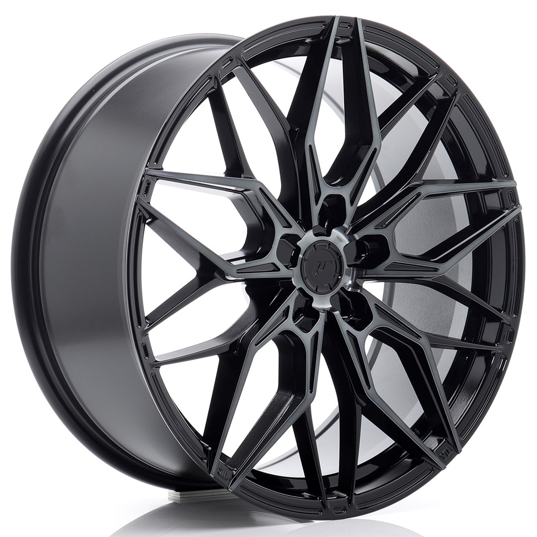 Image of JR-Wheels JR46 Velgen 20 Inch 8.5J ET20-45 Custom PCD Flow Form Black Machined Tinted Face