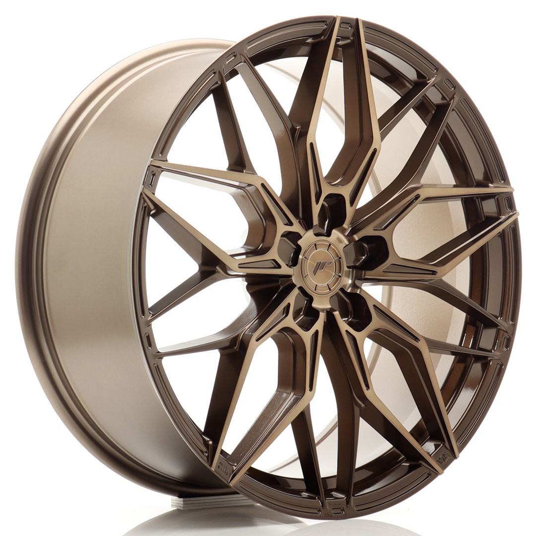 Image of JR-Wheels JR46 Velgen 20 Inch 9J ET20-51 Custom PCD Flow Form Platinum Bronze