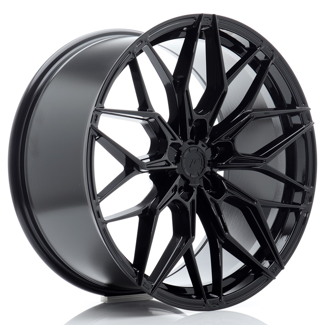 Image of JR-Wheels JR46 Velgen 20 Inch 9.5J ET20-40 Custom PCD Flow Form Gloss Black