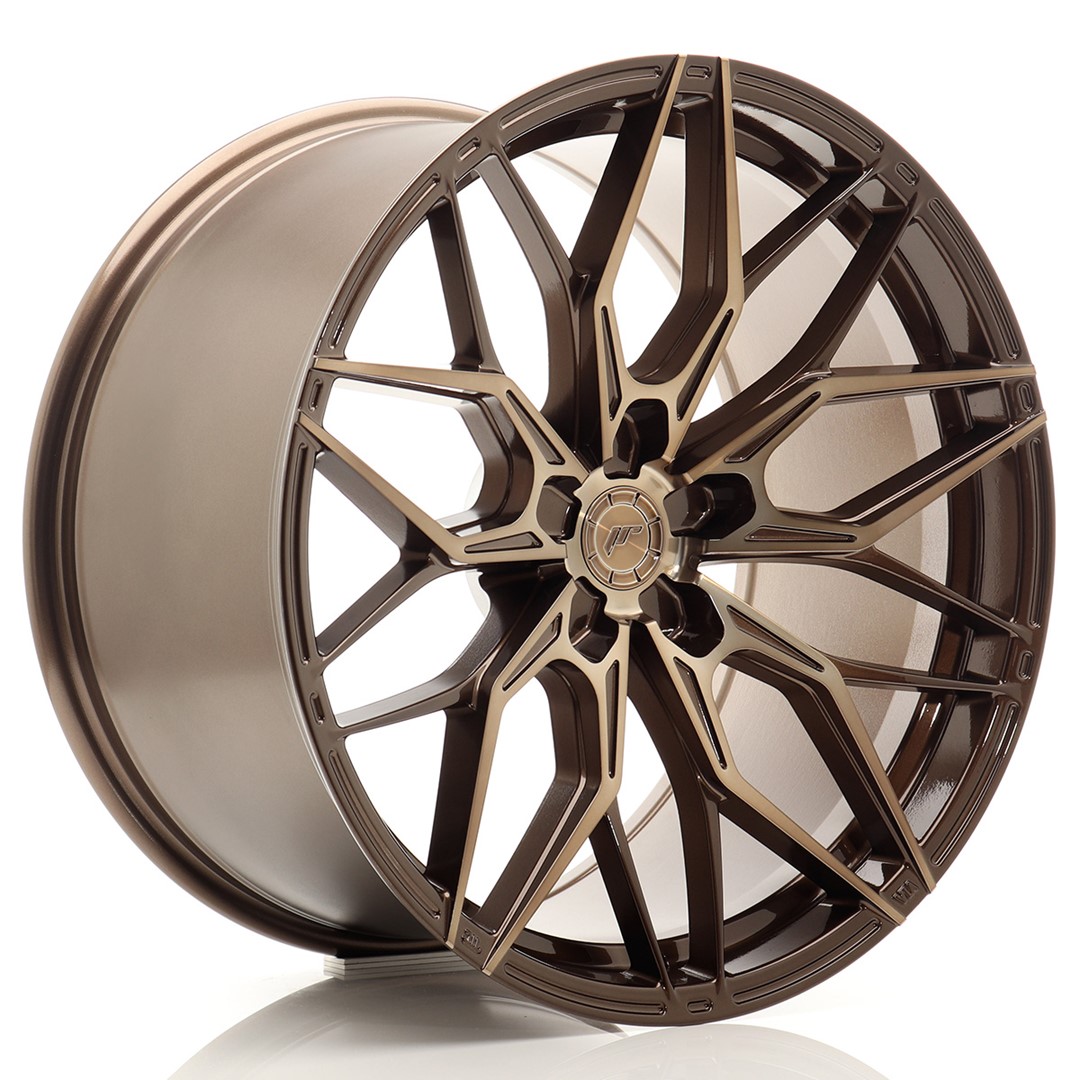Image of JR-Wheels JR46 Velgen 20 Inch 10.5J ET15-35 Custom PCD Flow Form Platinum Bronze